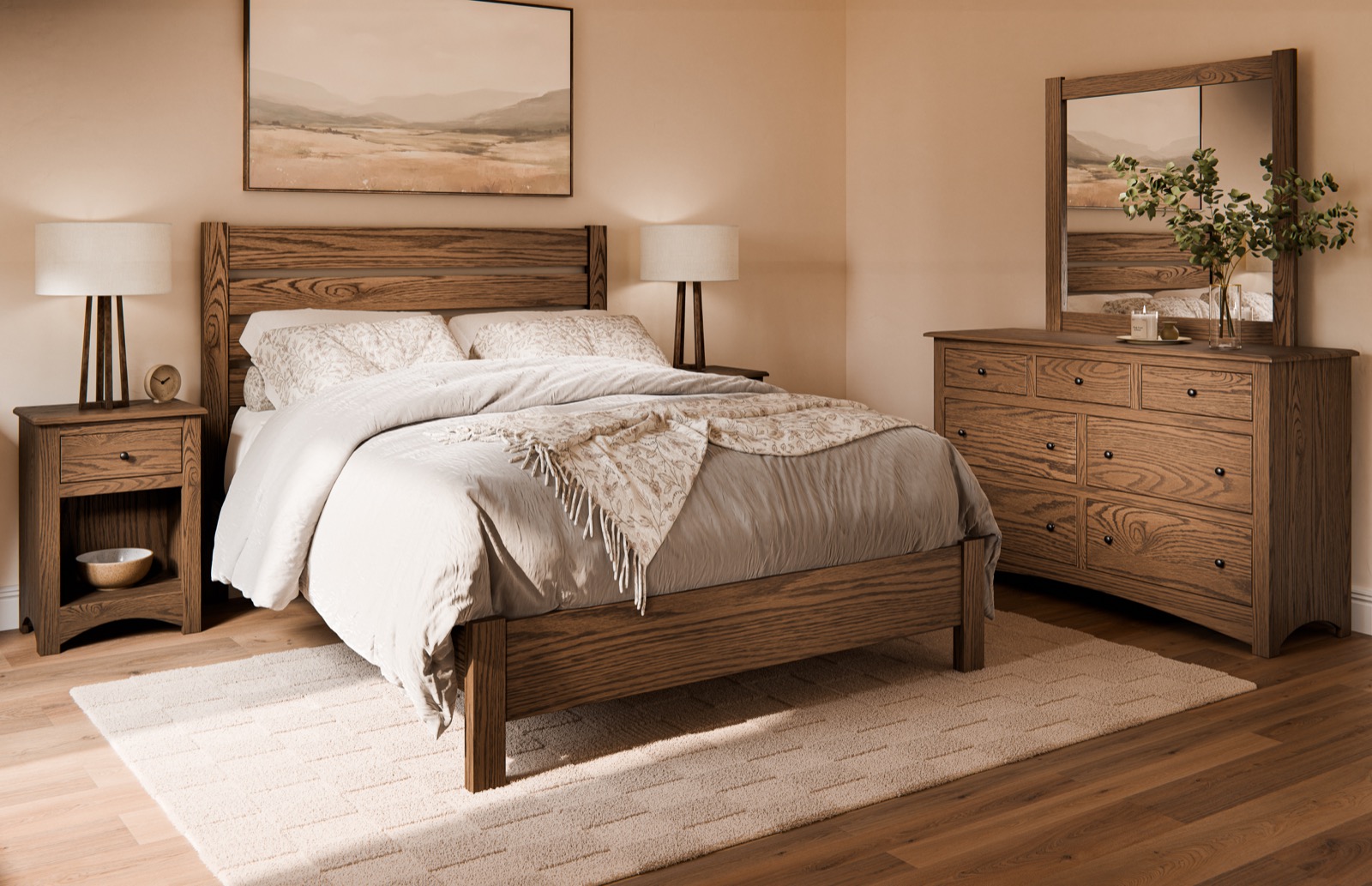 Bedroom room setting